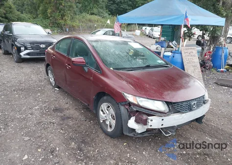 2014 Honda Civic Lx z USA, uszkodzony, nr VIN 2HGFB2F54EH547800